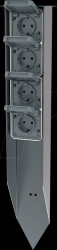 Outlet spike B 6.4, 4 outlets