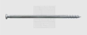 SWG 90723118215 Śruba do ram 7.5 mm 182 mm Profil T stal cynkowany 50 szt.