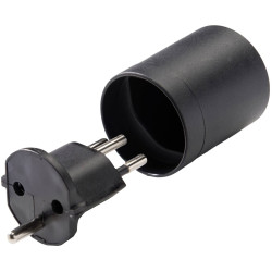 Martin Kaiser 153/sw/1 Fixed Adapter Type E to J, Earthing, 1-Piece Set