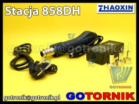 Lutownica na gorące powietrze 858DH cyfrowa