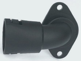 Łącznik do kanałów kablowych Adaptaflex 21mm Kolanko 90° Nylon 66 IP66 Czarny