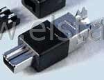Wtyk miniaturowy IEEE 1394 4 stykowy prosty