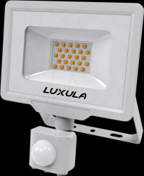LX400221 LED floodlight, 20 W, 3000 K, 2000 lm, white, IP65, ... , sensor