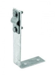 Uchwyt kątowy (zacisk przez śrubę) ocynk ogniowy R.8009