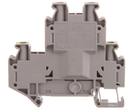 Złączka szynowa 2-piętrowa 4mm2 szara UTTB 4-PE/L 3044746
