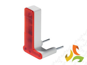BERKER W.1 Wkładka LED do podłączenia kontrolnego czerwony 16773500 HAGER