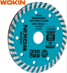 763418 Diamond cutting disc, dry+wet, 180x22.2x10 mm