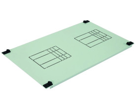 Osłona do rozłącznika/wyłącznika 2xEB2/ED2 125,160,250A 3,4P (550x300) CP 2.2-2 E12 001101517