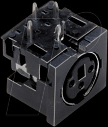 0204047 build-in Mini-DIN socket, 4-pin