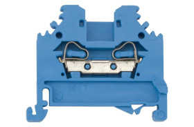 Złączka szynowa 2-przewodowa 2,5mm2 niebieska 280-104