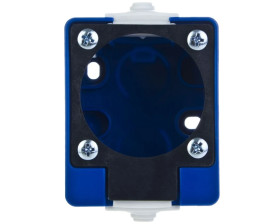 Puszka do gniazd jednofazowych 1040-0 1050-0 niebieska 106-0h
