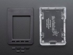 Pi Model B+ / Pi 2 / Pi 3 - Case Base and Faceplate Pack - Clear (for 2.8" PiTFT)