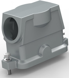 Housing, size HB16, die-cast aluminum, PG29, angled, screw locking, IP68, T1912161129-009