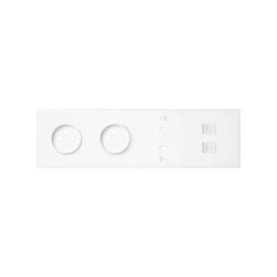 Panel Simon 100: 2 gniazda, USB C, RJ45, biały mat
