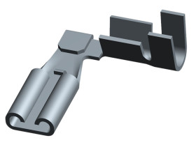 Konektor płaski Żeński 3.81 x 0.3mm długość 10.92mm Izolacja: Nieizolowane Cyna