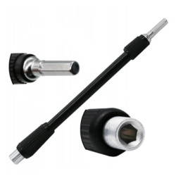 Elastyczny przedłużacz do wkrętarki - 13.2cm - giętka przedłużka do bitów 4mm