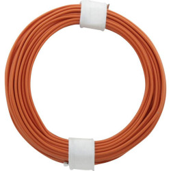 Donau 118-7 Strand 1x0.14mm&#xB2; Orange Plastic Insulation 10m Wire