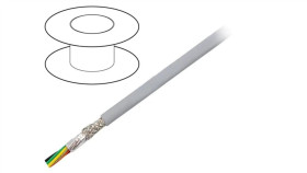 78336-Sl005 Przewód Na Rolce 30,5M Ecocable Mini 6X22awg Mppe Ciemnoszary 300V