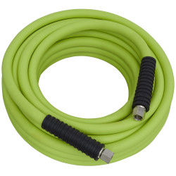 Sealey AHHC10G Air Hose 10m x &#xD8;8mm Hybrid High Visibility with 1/4&quot;BSP Unions