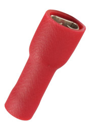 Konektor płaski Żeński 0.8 x 4.75mm 0,5 → 1,5 mm2, 22 → 16 AWG długość 20.5mm Izolacja: Izolowane Cyna