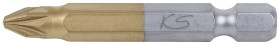 Bit krzyżakowy PZ 2 KS Tools 911.3643 9113643 stal specjalna pokryte tytanem C 6.3 1 szt.