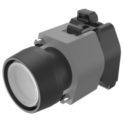 Element wykonawczy przycisku, Siłownik, do uzytku z: Urządzenia przełączające, Szary, 29, Utrzymane