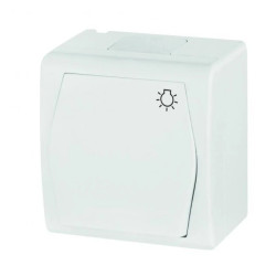 Hermes2 Przycisk hermetyczny /światło/ 10A IP44 biały 1004-00
