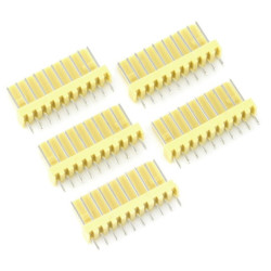 Złącze raster 2,54mm - wtyk 10-pinowy - 5szt.