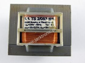 TS2/053(2x15V-2x0,07A)Transformator