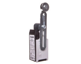 Wyłącznik krańcowy z dźwignią regulowaną z rolką, rolka metalowa, obudowa z tworzywa, 1R 1Z zestyki migowe KBF2S11