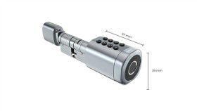 Elektroniczny Zamek Do Drzwi Smartlock Rcf Cylinder 69 (13,56Mhz Mifare, Kod...