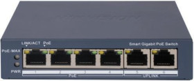 Switch PoE 4-portowy 1Gbps (zarządzalny) DS-3E1506P-EI(O-STD)