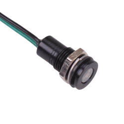 Q8F5BXXSG3.3E Super Bright Green Flush 8mm 3.3VDC LED Panel Indicator IP67 APEM