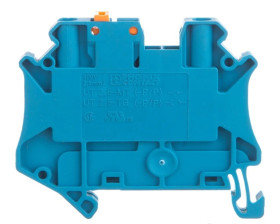 Złączka przelotowa 2-przewodowa z odłącznikiem nożowym 2,5mm2 niebieska UT 2,5-MT P/P BU 3046566 /50szt./