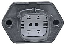 Obudowa złącza 4-pinowe Molex 2-rzędowe Wtyk 19436 Montaż na panelu Połączenie zagniatane Obudowa złącza