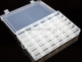 Pudełko organizer 36 przegródek 27.5x18x4.4cm OR4