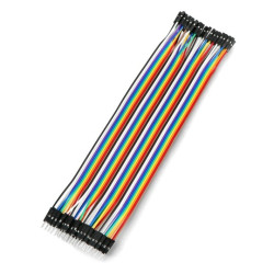 Zestaw przewodów połączeniowych justPi - żeńsko-męskie 20cm 40szt.