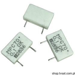 MPC70-0.1OHMK Metal Band Resistor 0.1 Ohm 10% 2W THT FUTABA