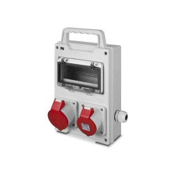 Rozdzielnica siłowa RS przenośna 8-modułowa 1x16A/5P 1x32A/5P 6216-20 Elektro-Plast