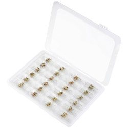 TRU COMPONENTS TC-10358328 Carbon film resistor set Axial lead 0207 5% 1set