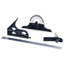 Moore &amp; Wright MW521-01 180&#xB0; Combination Set HQ 4 Piece 300mm (12in)