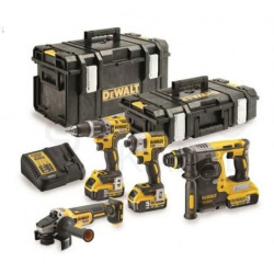 ZESTAW COMBO 18V DCG405+DCH273+DCD796+DCF887+3*5.0AH+2 KUFRY DEWALT