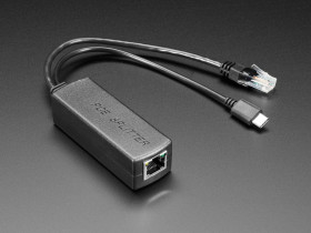 PoE Splitter with USB-C - 5V 2A - 100MB Ethernet [Discontinued]