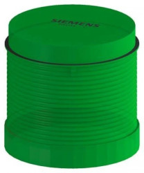 Moduł świetlny do kolumny sygnalizacyjnej 70mm LED zielony światło błyskowe 24V DC IP65 8WD4420-0CC