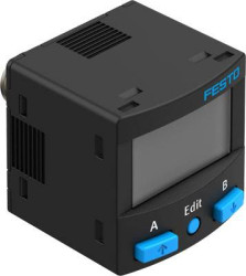 FESTO Czujnik ciśnienia 1 szt. SPAN-B-B11R-G18M-PN-L1+2.5S -1 bar do 10 bar złącze męskie 1 NC, 1 NO