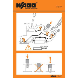 Etykieta zadrukowana 100EA szt. WAGO