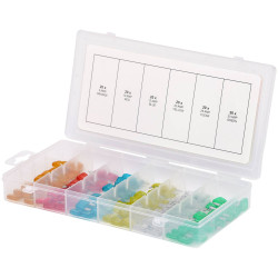 KS Tools 970.0280 Car mini blade-type fuses 5-30A 120 parts