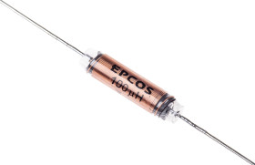 Dławik VHF 100 μH 1A Osiowe ±20% 650mΩ Rdc rdzeń ferrytowy