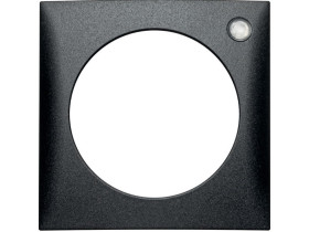 Integro Ramka 1 pojedyncza z soczewką antracyt mat 919872505 HAGER