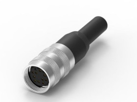 Złącze DIN 12 -pinowe Żeński Montaż na kablu 60 V